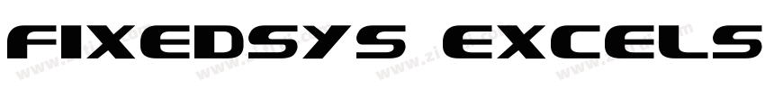 Fixedsys Excelsior 3字体转换
